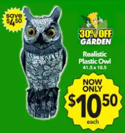 Cheap as Chips Realistic Plastic Owl offer