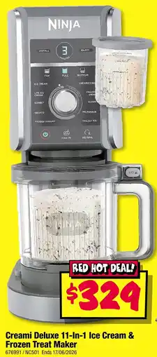 JB Hi-Fi Creami Deluxe 11 In 1 Ice Cream & Frozen Treat Maker offer