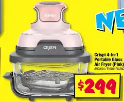 JB Hi-Fi Crispi 4 In 1 Portable Glass Air Fryer Pink offer
