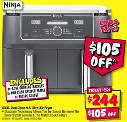 JB Hi-Fi Xxxl dual zone air fryer offer