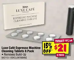 JB Hi-Fi Luxe Café Espresso Machine Cleaning Tablets offer