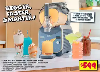 Slushi max smart 6 in 1 frozen drink maker