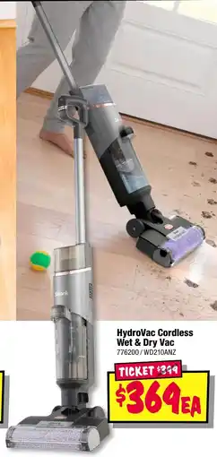 JB Hi-Fi HydroVac Cordless Wet & Dry Vac offer