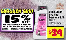JB Hi-Fi Deep clean pro pet formula offer