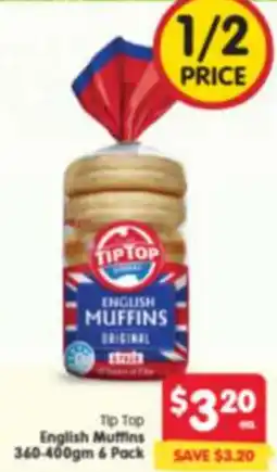 Spar English Muffins offer