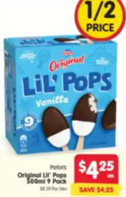 Spar Original LI Pops offer