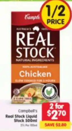 Spar Real Stock Liquid Stock offer