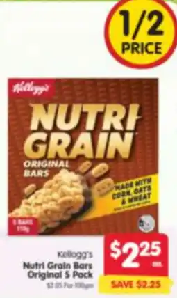 Spar Nutri Grain Bars Original offer