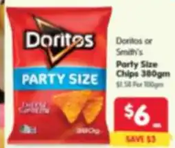 Spar Party Size Chips offer