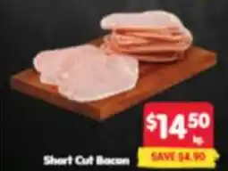 Spar Short Cut Bacon offer