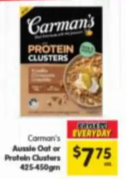 Spar Aussie Oat or Protein Clusters offer