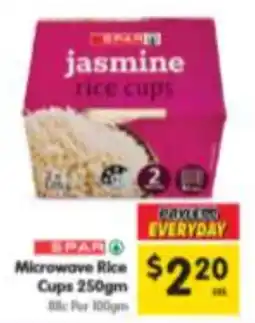 Spar Microwave Rice Cups offer