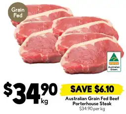 Drakes Australian Grain Fed Beef Porterhouse Steak offer