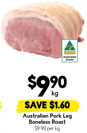 Drakes Australian Pork Leg Boneless Roast offer