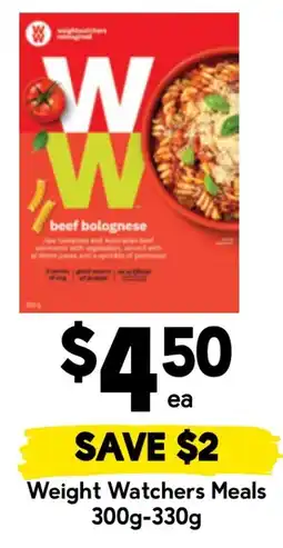 Drakes Weight Watchers Meals offer