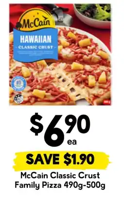 Drakes McCain Classic Crust Family Pizza offer