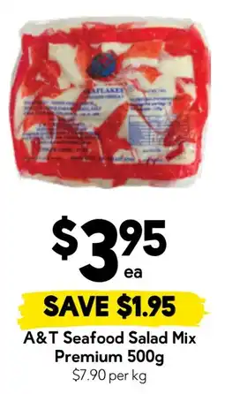 Drakes A&t seafood salad mix premium offer