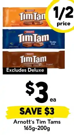 Drakes Arnotts Tim Tams offer