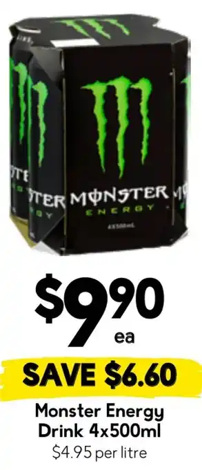 Drakes Monster Energy Drink offer