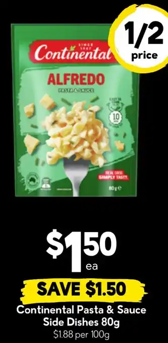 Drakes Continental Pasta & Sauce Side Dishes offer