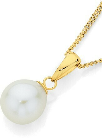 Angus & Coote 9ct Gold Pearl Pendant offer