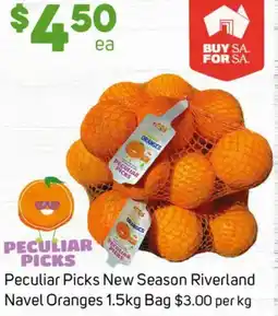 Foodland Peculiar Picks New Season Riverland Navel Oranges Bag offer