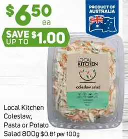 Foodland Local Kitchen Coleslaw Pasta or Potato Salad offer