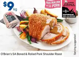 Foodland O Briens SA Boned & Rolled Pork Shoulder Roast offer