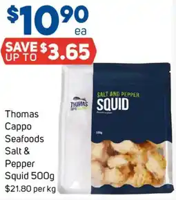 Foodland Thomas Cappo Seafoods Squid offer