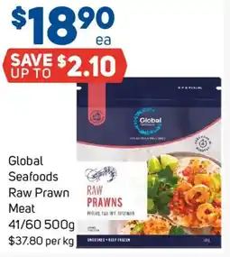 Foodland Global Seafoods Raw Prawn Meat 40/60 offer