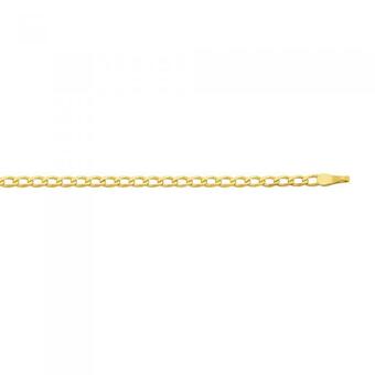 Angus & Coote 9ct Gold 50cm Solid Oval Curb Chain offer