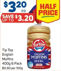 Foodland Tip Top English Muffins offer