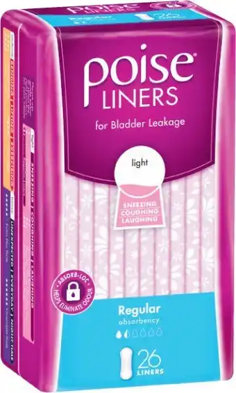 Coles Poise Liners 26 Pack offer