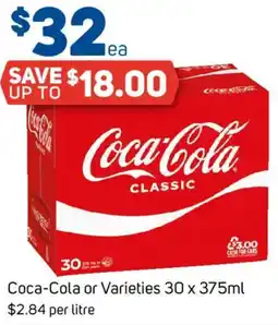 Foodland Coca Cola or Varieties offer