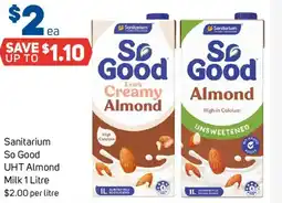 Foodland Sanitarium so good uht almond milk offer