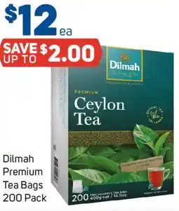 Foodland Dilmah Premium Tea Bags offer