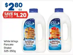 Foodland White Wings Pancake Shaker offer
