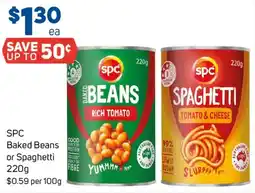 Foodland Spc baked beans or spaghetti offer