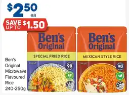 Foodland Bens Original Microwave Flavoured Rice offer