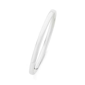 Angus & Coote Sterling Silver 5mm Round Bangle offer