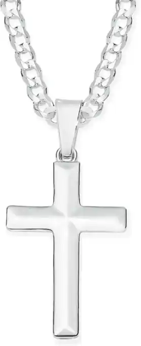 Angus & Coote Sterling Silver Gents Cross Pendant offer
