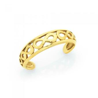 Goldmark 9ct Gold Infinity Toe Ring offer