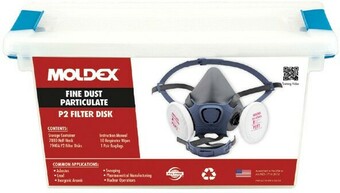 Moldex Fine Dust Particulate Half Face Respirator Kit - Medium