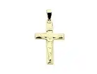 Bevilles Jewellery 9ct Yellow Gold Large Crucifix Pendant offer