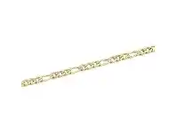 Bevilles Jewellery 9ct Yellow Gold Figaro 3/1 Chain Necklace 45cm offer