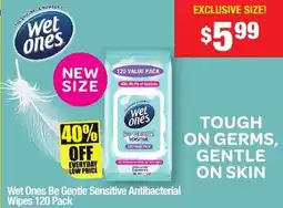 Chemist Warehouse Be Gentle Sensitive Antibacterial Wipes offer