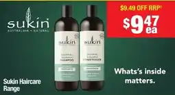 Chemist Warehouse Sukin Haircare offer