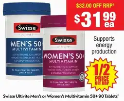 Chemist Warehouse Men's or Women's Multivitamin offer