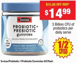 Chemist Warehouse Probiotic + Prebiotic Gummies offer