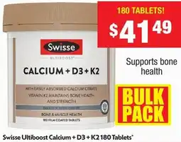 Chemist Warehouse Calcium + D3 + K2 offer